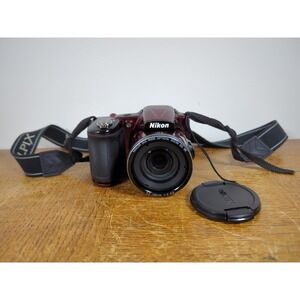 Nikon COOLPIX L830 16.0MP Digital Camera - Red- Tested Works *READ*